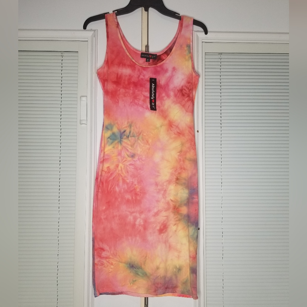 NWT Absolutely ❤ It Tie-Dye Body Con Dress